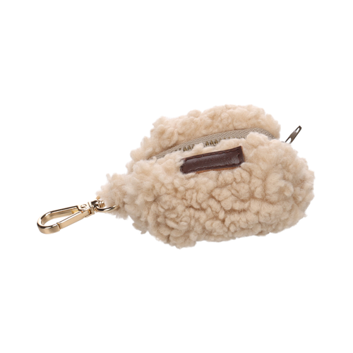 PORTE-SAC À DÉJECTIONS 'POOKIE' FLAMINGO® - BEIGE + 1 ROULEAU - 8,5x5x14CM