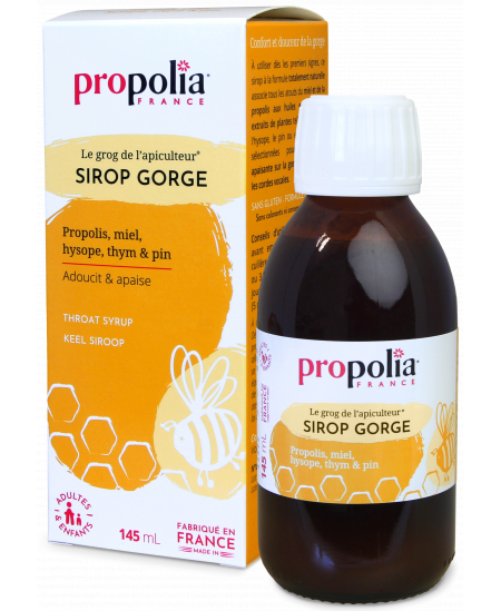 Propolia - Sirop Gorge Propolis Miel Citron Flacon - 150 ml