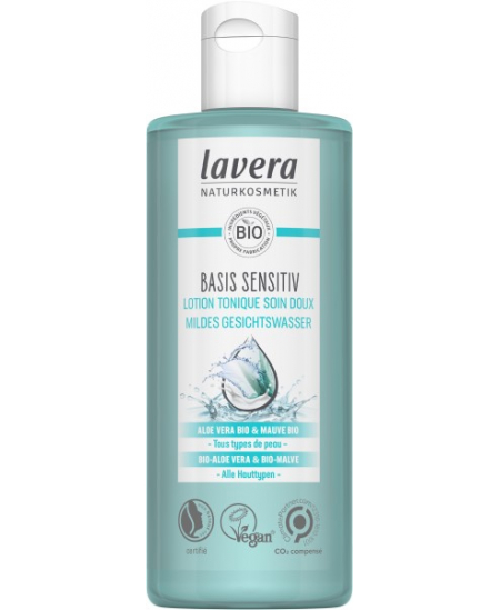 Lavera - Lotion Tonique Douce Aloe vera et Mauve bio - 200 ml