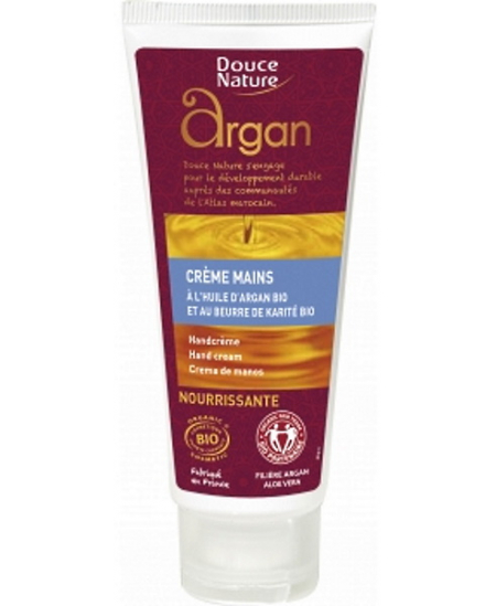 Douce Nature - Crème mains à l'huile d'Argan et Beurre de Karité - 60 ml