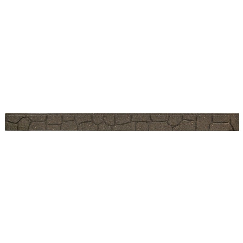 Bordure de jardin flexible en caoutchouc recyclé 120 cm
