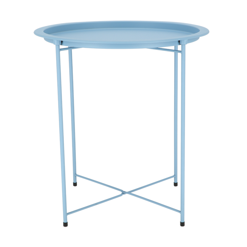 Table d'appoint bleue