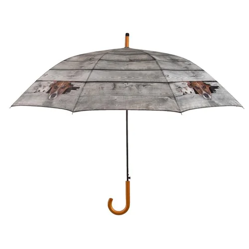 Jardin tendance:Parapluie en polyester et acier motifs chiens et chats - Ø 120 x H 95 cm