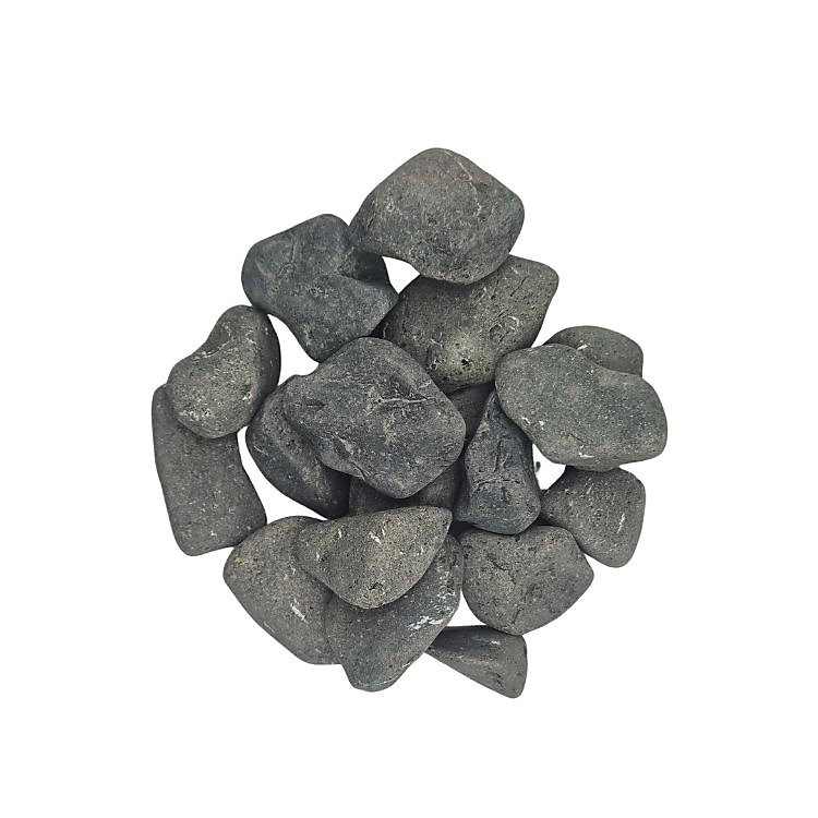 BIG BAG de +/ – 500 Kg Galets Noir Pur 30/60 mm, Livraison STANDARD