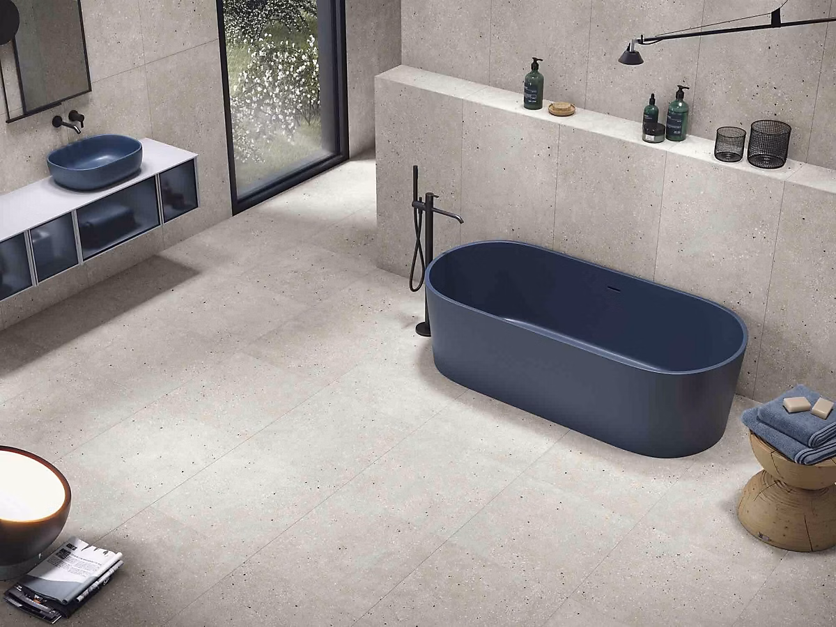 Carrelage Effet Terrazzo AMA 60x60 Rectifié Grigio – Les Carreaux de Jean