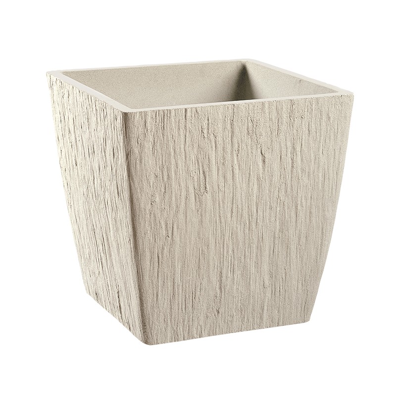 Vase Carre Paloma en pierre