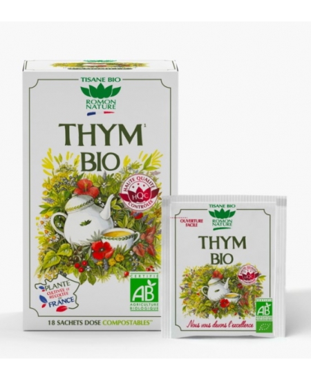 Romon Nature Tisane Thym Bio 18 sachets