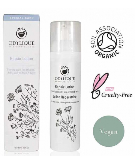 Odylique Lotion Réparatrice pour peau irritée, démangeaison visage et corps 200ml
