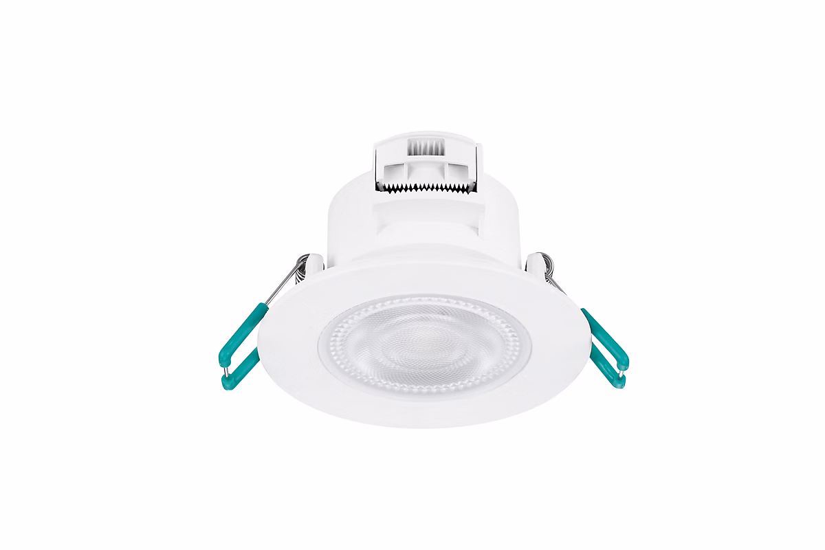 6 spots LED encastrables blancs IP65 500 lm 4 | 8W – blanc chaud ∅8 – 7 cm Sylvania