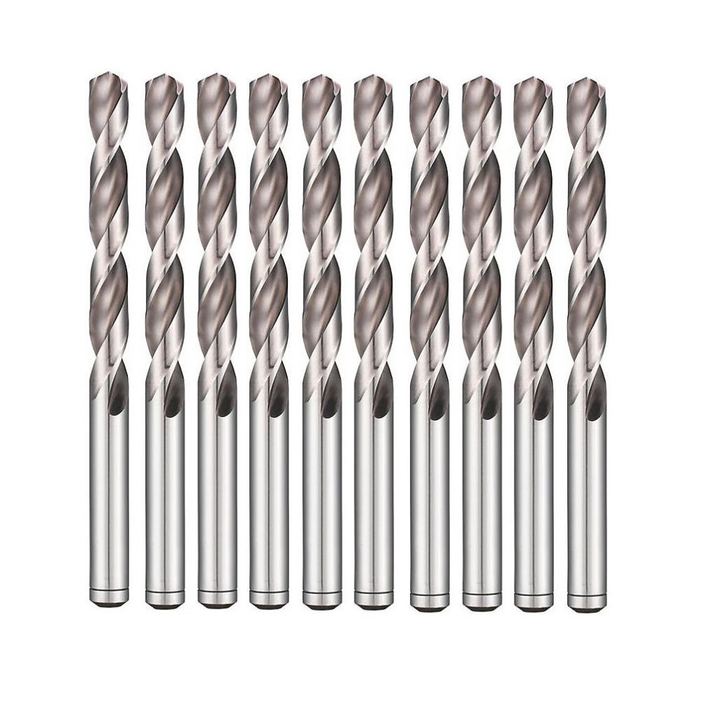 10 Forets Hélicoïdaux HSS DIN 338 RN – Pointe Fendue, Aciers 135 D. 2.8 x Lt. 61 x Lu. 33 x Q. 2.8 mm x Z2, Diamwood
