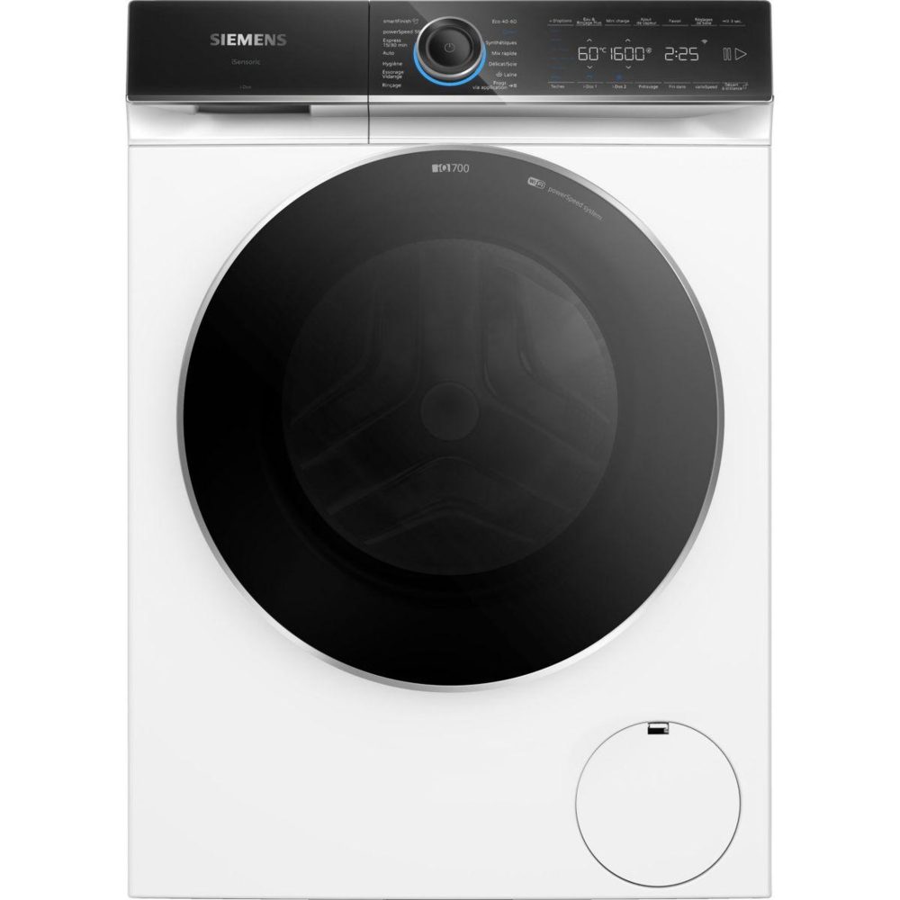 Siemens Lave linge hublot wg66b2abfr - 11 kg - 1600 tr/min - classe a - moteur induction - dosage automatique - connecté