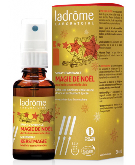 Ladrôme - Spray Magie De Noël - Aux Huiles Essentielles Bio - 30 ml