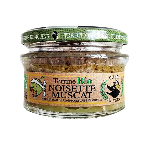 Simple dehors：Terrine noisette muscat Corse 125g
