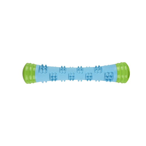 JOUET POUR CHIEN 'SPECTOR' FLAMINGO® - BÂTON BLEU/VERT - 23CM