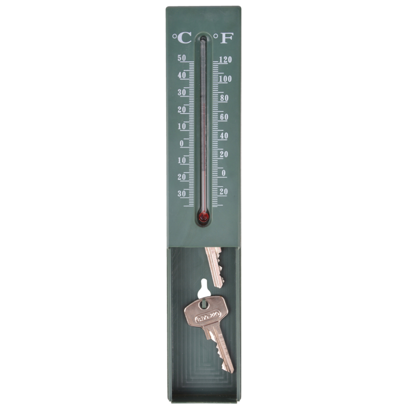 Thermomètre extérieur cache-clés