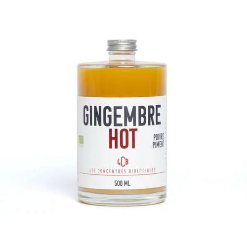 Pour vos moments au jardin：Concentrés bio gingembre hot poivre piment Quai Sud - 50cl