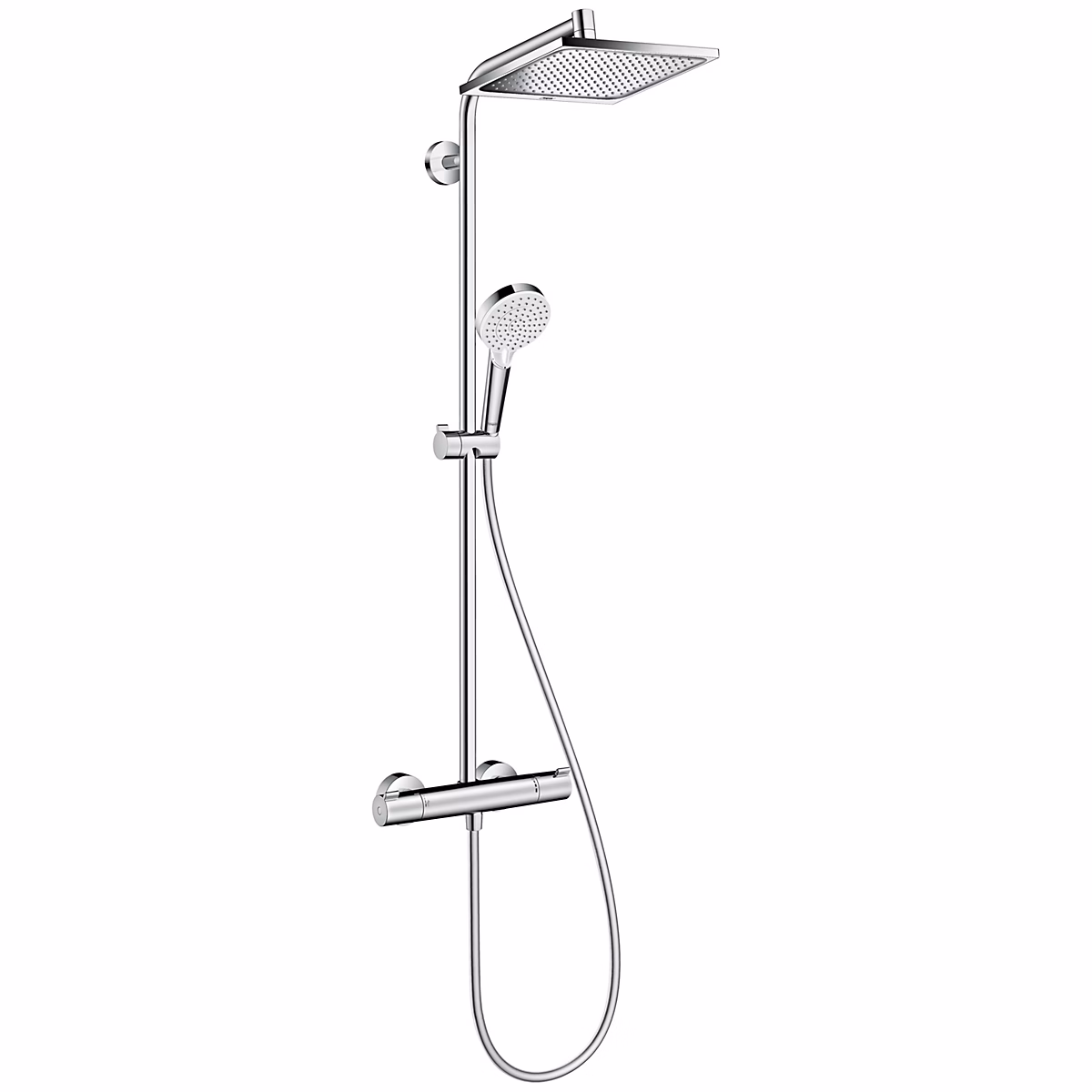Colonne de douche Crometta E 240 EcoSmart avec mitigeur thermostatique HANSGROHE 27281000 – Réf. YQKBQWHJB2832237553
