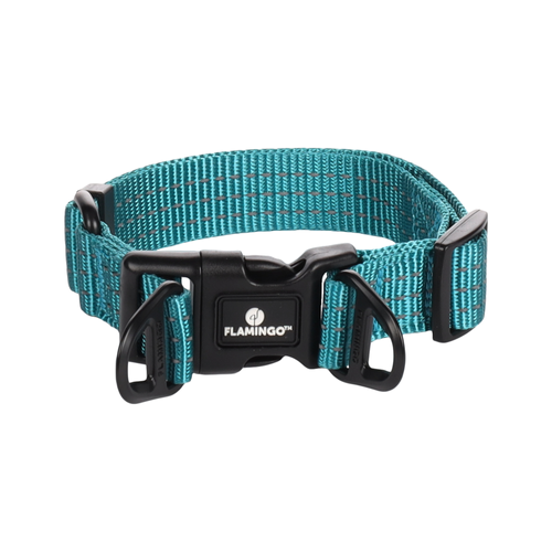 COLLIER ZORBA FLAMINGO® - TURQUOISE - SMALL - 30-45CM