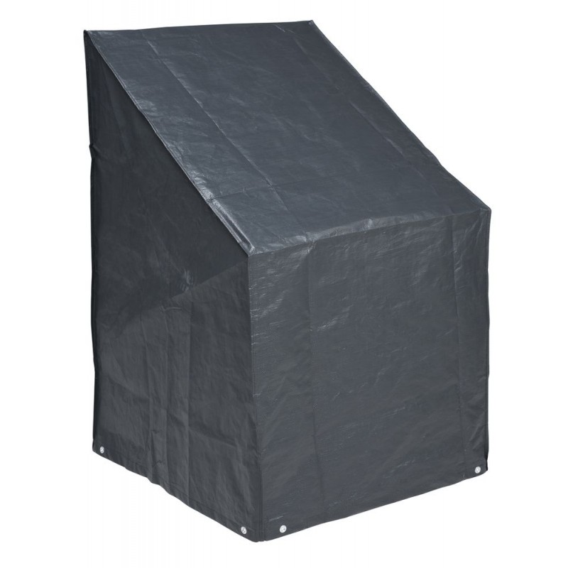 Housse de protection chaises empilées - Gris graphite