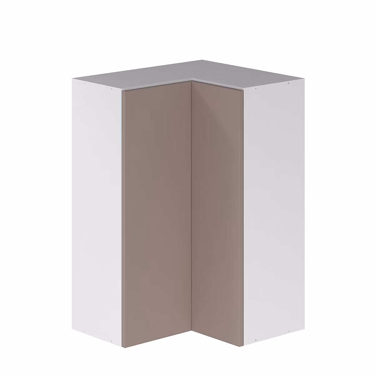 Façade de meuble haut d'angle cuisine Palma rose taupe l.30 cm x H.92 cm – Réf. RRMOUOJBJ0765611059