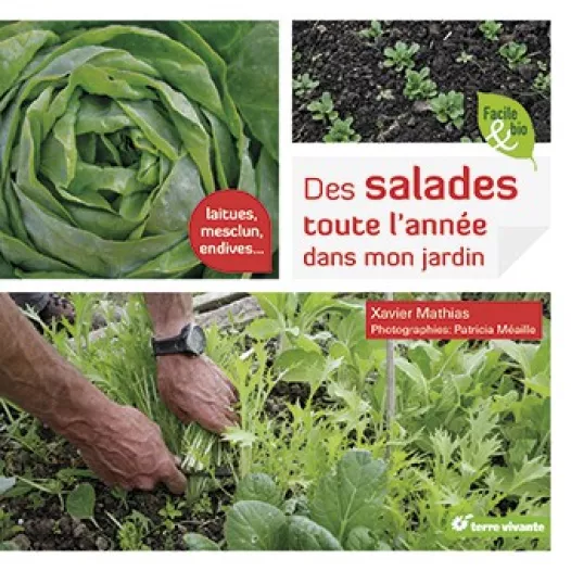 Livre - Des salades toute l'année dans mon jardin