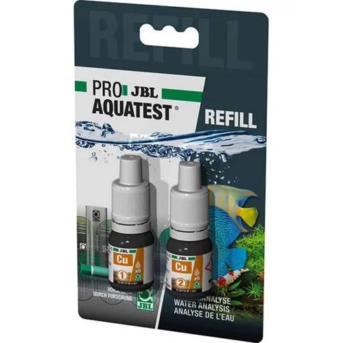 Pour organiser le jardin:Kit de recharge test cuivre pour aquarium JBL ProAquaTest Cu