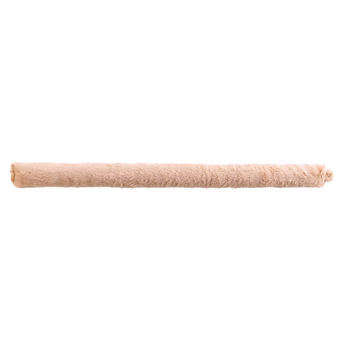 Bas de porte en imitation fourrure (80 × 10 cm – Sable)