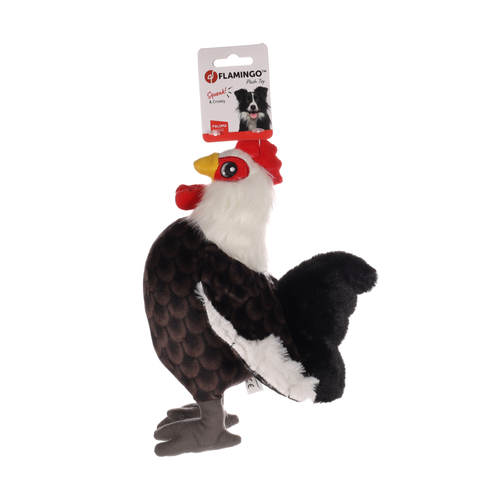 JOUET POUR CHIEN FLAMINGO® PALOMA COQ BRUN FONCÉ