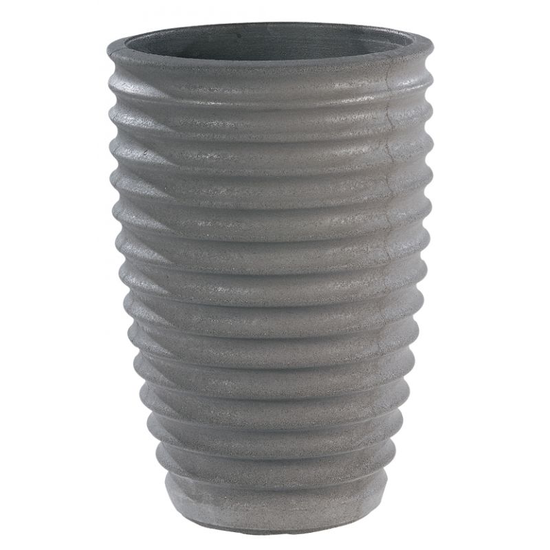 Vase Cannelé Nova tendance en pierre