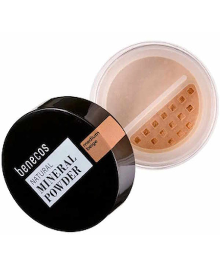 Benecos Poudre libre minérale poussière d'étoiles Medium beige 10g