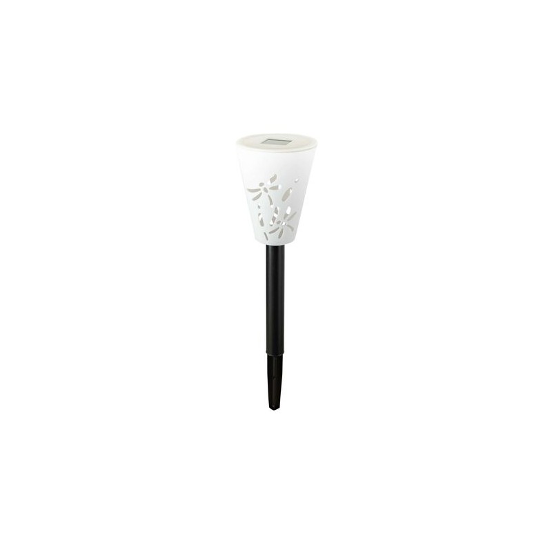 Lampe solaire a LED motif libellule à piquer