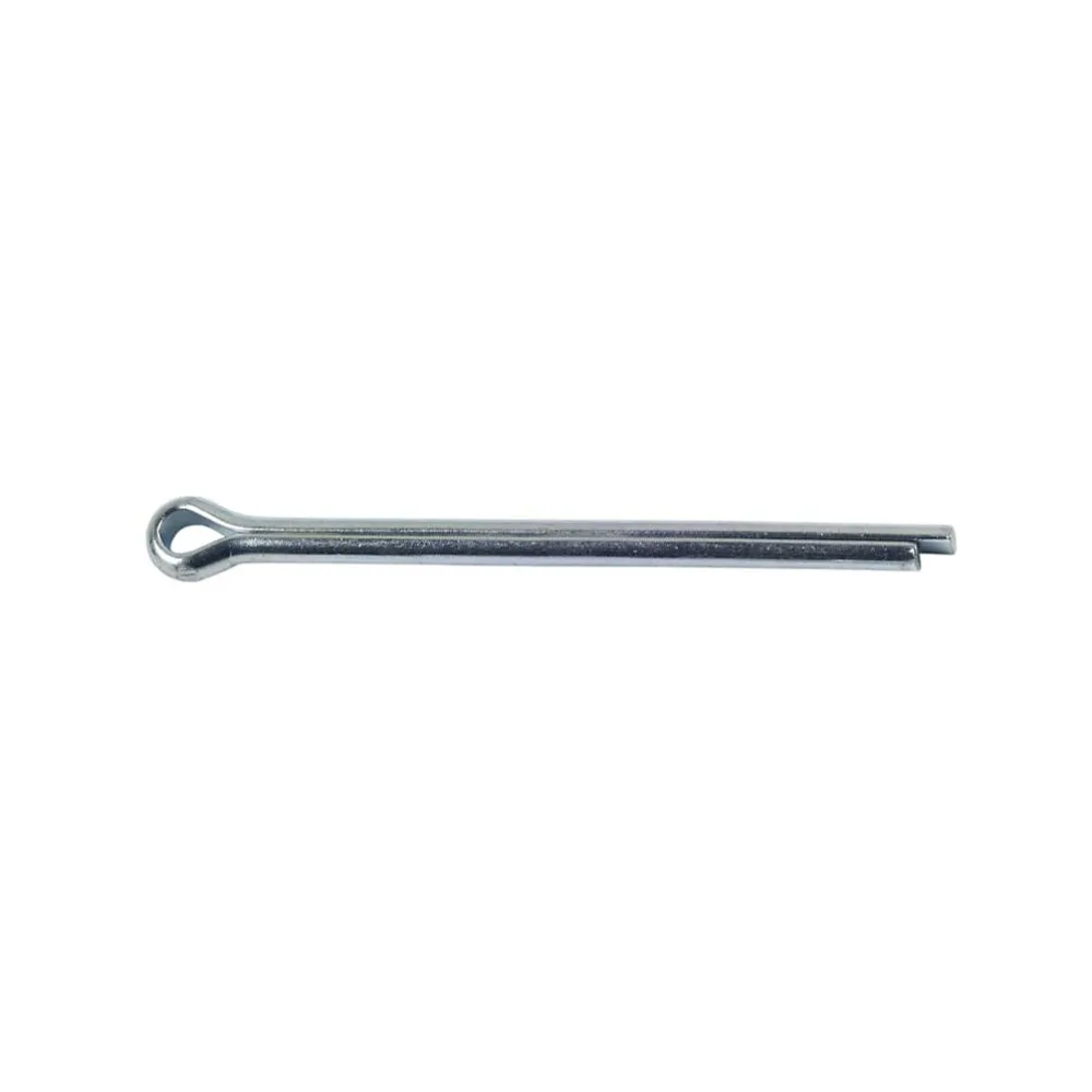 100 Goupilles Fendues D. 6.3 × 100 mm – DIN 94, Zingué blanc, D, Work