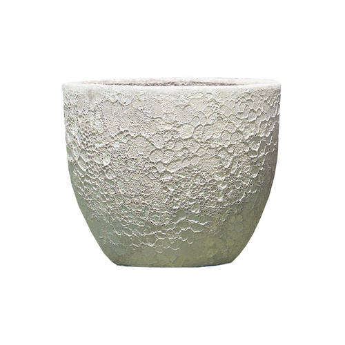 POT EGG BLANC - LEON - DECOLINES® - ∅29,5CM X H24,5CM