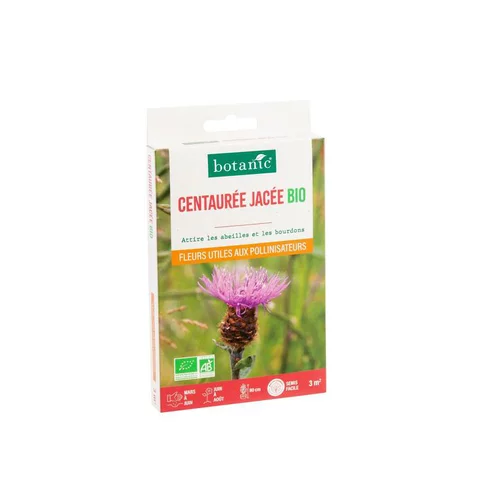 Pour valoriser vos extérieurs：Centaurée bio botanic® - graines à semer (3 m²)