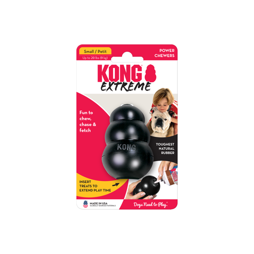 JOUET CHIEN KONG® EXTREME - SMALL - NOIR