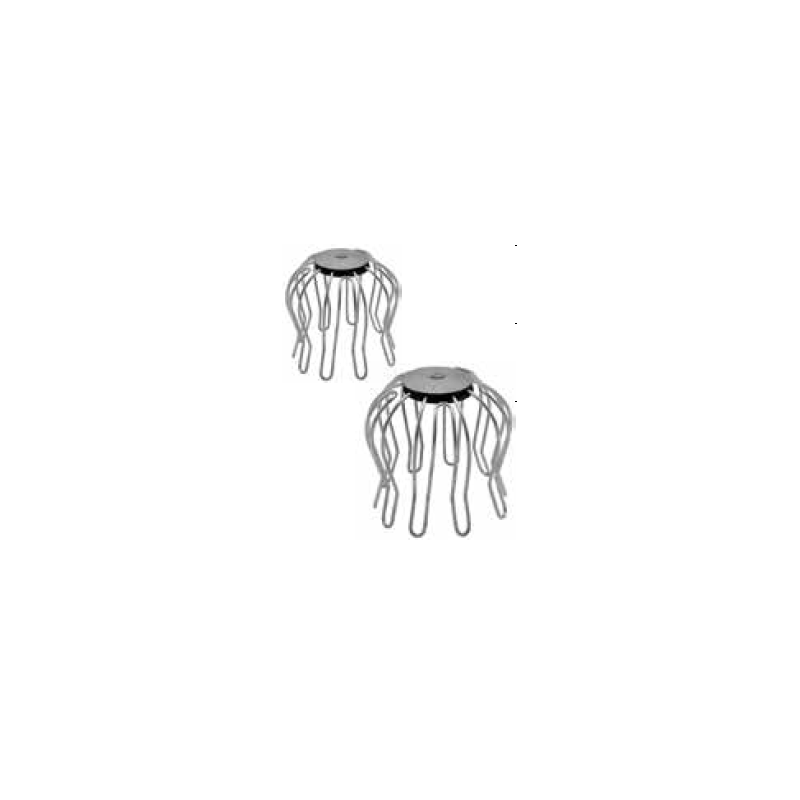 Lot de 2 crapaudines de gouttière - Protection anti-débris