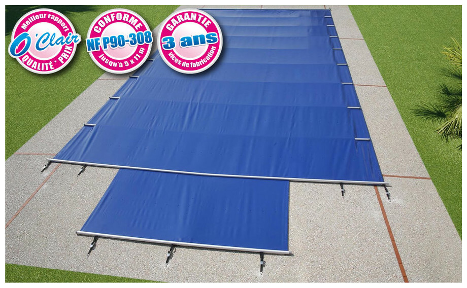 Couverture a barres jusqu'à 5 x 11 m en 7 couleur
