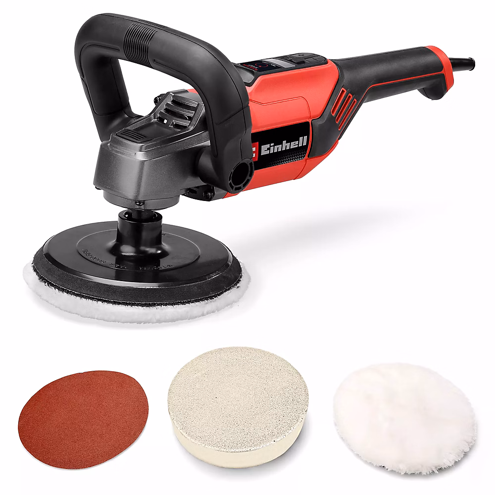 Einhell Polisseuse – ponceuse CC | PO 1100/150 CE | 1100W | disque D.150 mm | vitesse variable