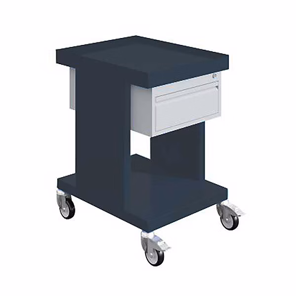 Chariot établi gris anthracite – 1 tiroir, Charge max 150kg, W020070022-GA