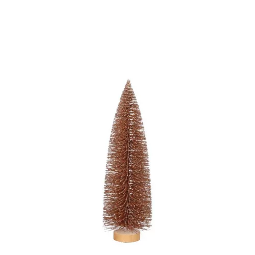 Jardin passion：Arbre pailleté coloris marron coloris polyéthylène - 32 cm