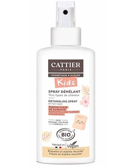 Cattier Spray démêlant Kids parfum fleur de guimauve 200ml
