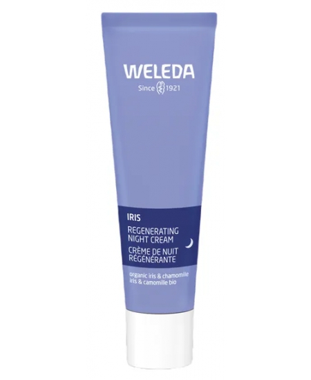 Weleda Crème de nuit réconfortante à l'Iris hydrate et ressource 30ml