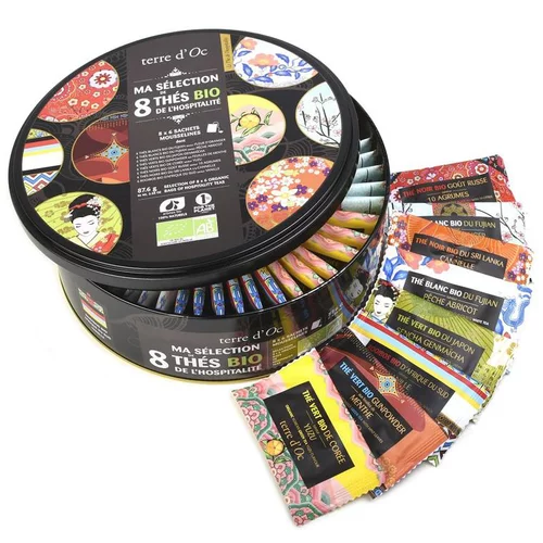 Qualité pour le jardin：Coffret de 48 sachets de thé Hospitalité bio Terre d'Oc - 401 g