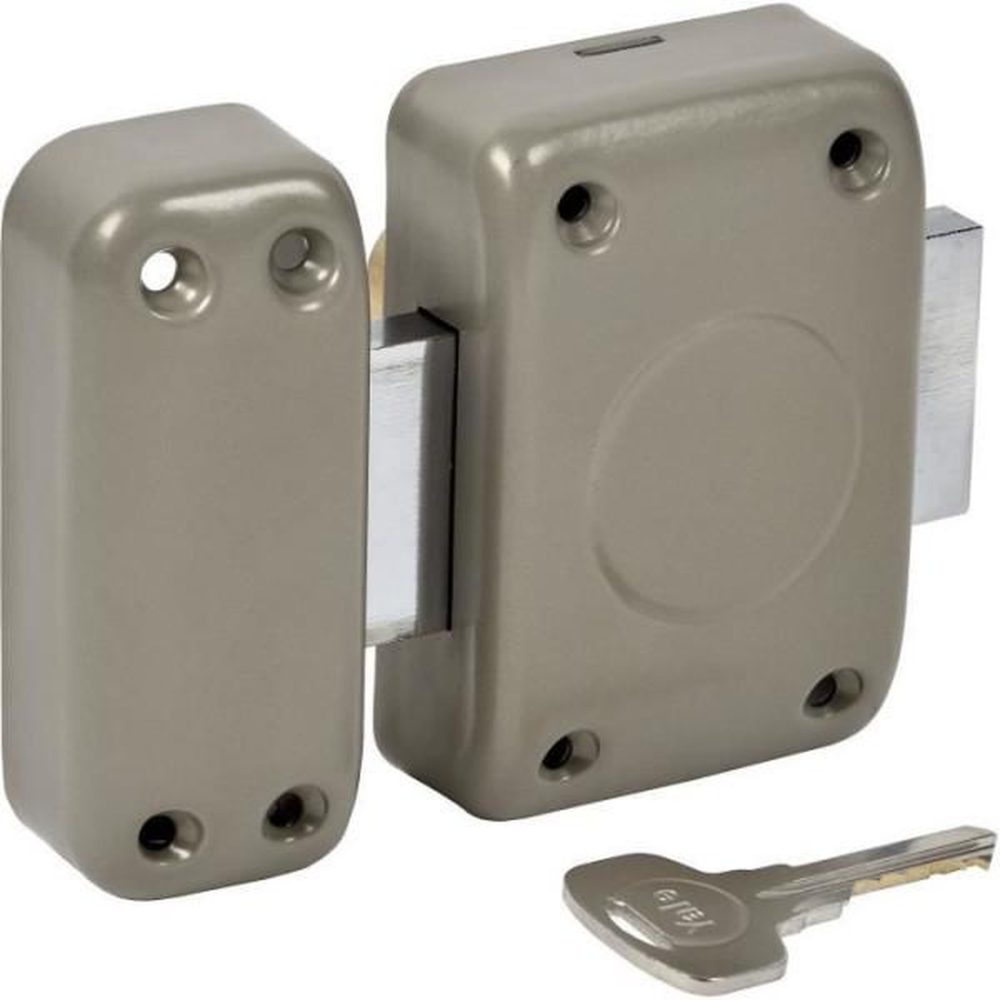 YALE Verrou de cave yale yv25c-35 - cylindre 5 goupilles diametre 23 mm - 4 clés - beige