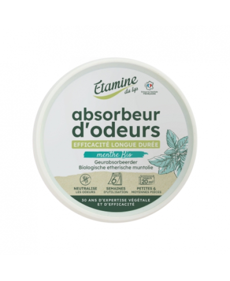 Etamine du Lys - Absorbeur d'odeurs à l'huile essentielle de menthe bio - 250 gr