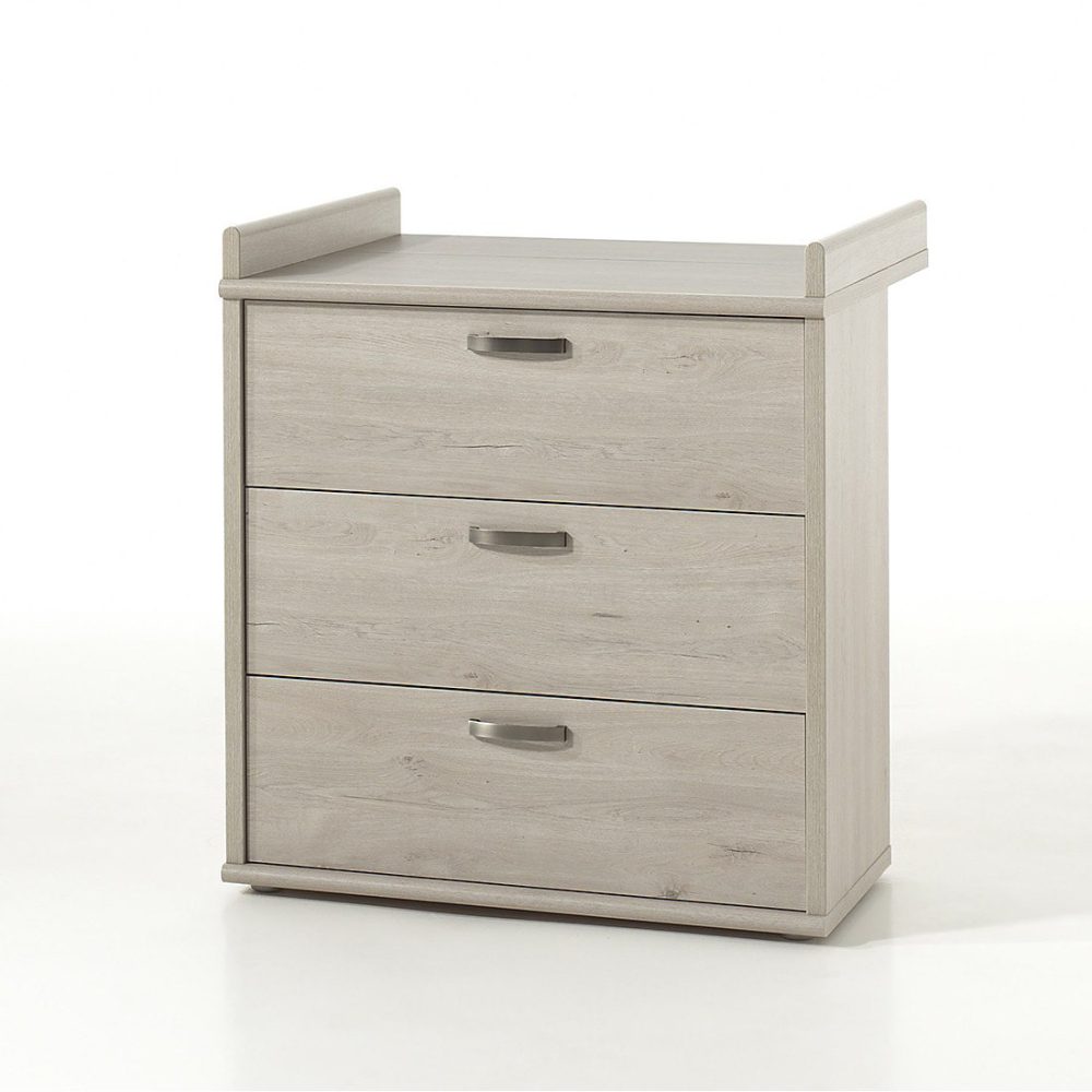 Commode bébé DANY Table à langer intégrée coloris chene clair – Réf. RBFHFVOJL3304646598