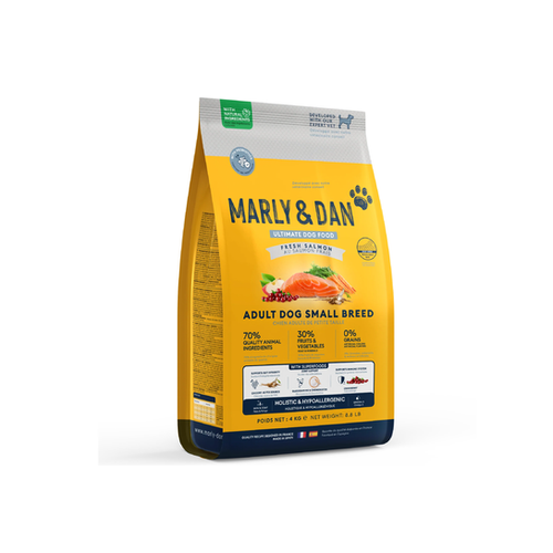 CROQUETTES CHIEN ADULTE PETITE TAILLE MARLY & DAN® - 4KG