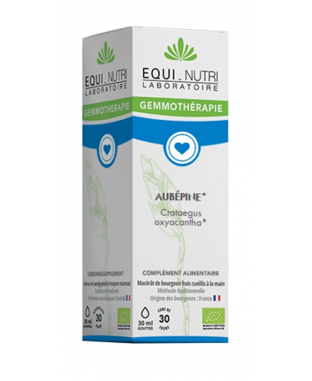 Equi - Nutri - Aubépine bio Flacon compte gouttes - 30 ml