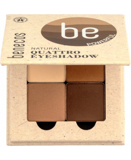 Benecos - Fard à Paupières 4 Couleurs Coffee et cream
