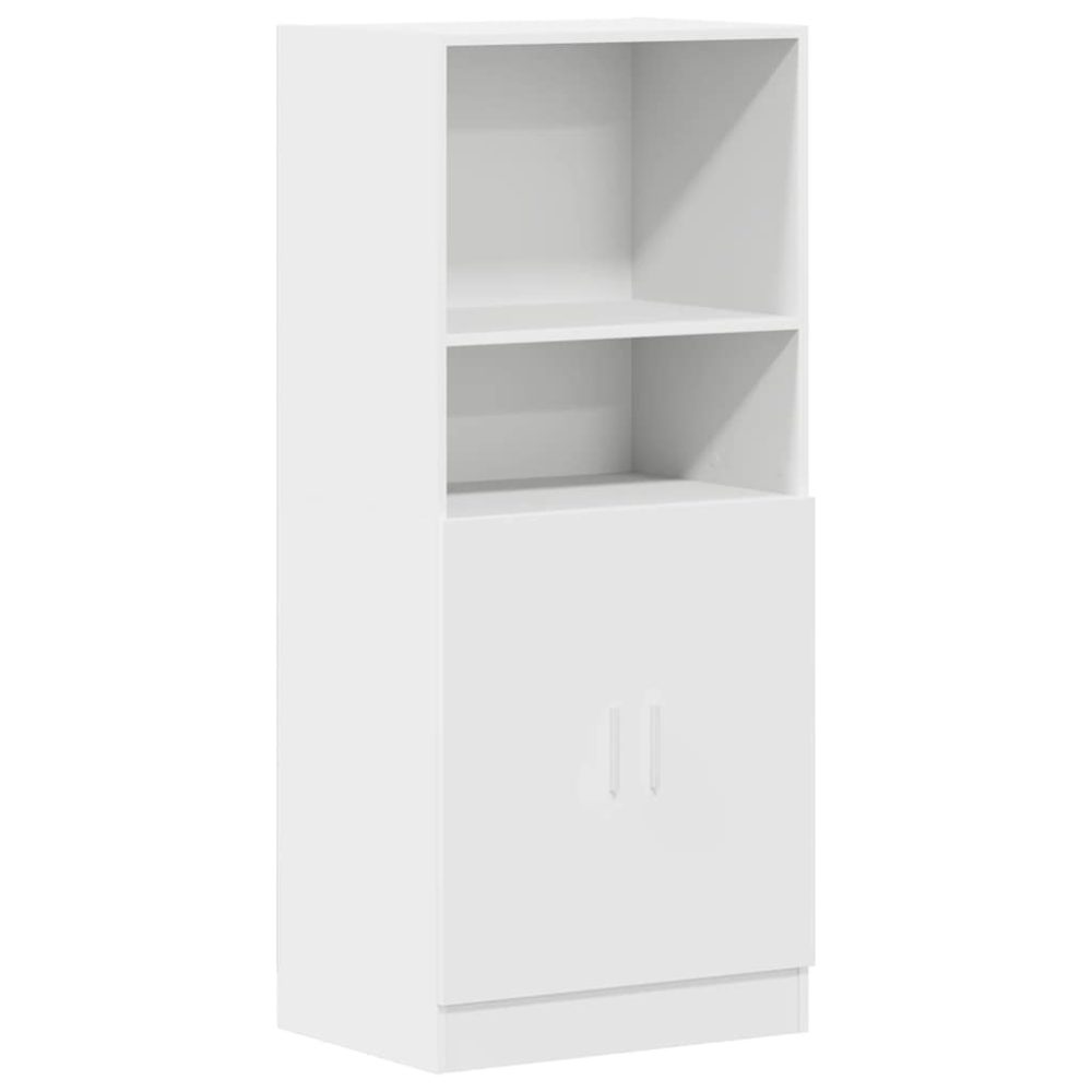 vidaXL Armoire de cuisine blanc 57x41,5x131,5 cm bois d'ingénierie